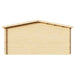 GardenHouse24 USA Davos 44B Garden Room is shown from the back, fully enclosed with solid wooden walls and no windows