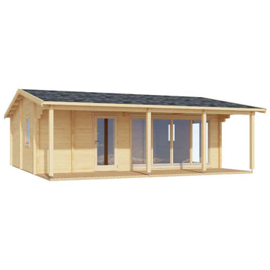GardenHouse24 USA Mikka 70 Garden Room displays a clean architectural view of its exterior with open glass doors