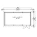 GardenHouse24 USA Miriam 44C Classic Garden Room's top-down floor plan shows its 185.1 square feet of space
