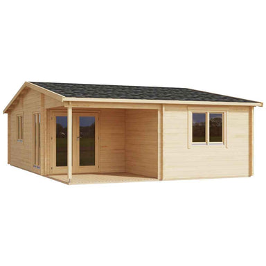 GardenHouse24 USA Skanderborg 44 Garden Room shows its front entrance and clean design