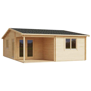 GardenHouse24 USA Skanderborg 70 Garden Room from an alternate angle, showcasing its structure without any patio furnishings