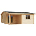 GardenHouse24 USA Skanderborg 90 Garden Room before landscaping or furnishings are added