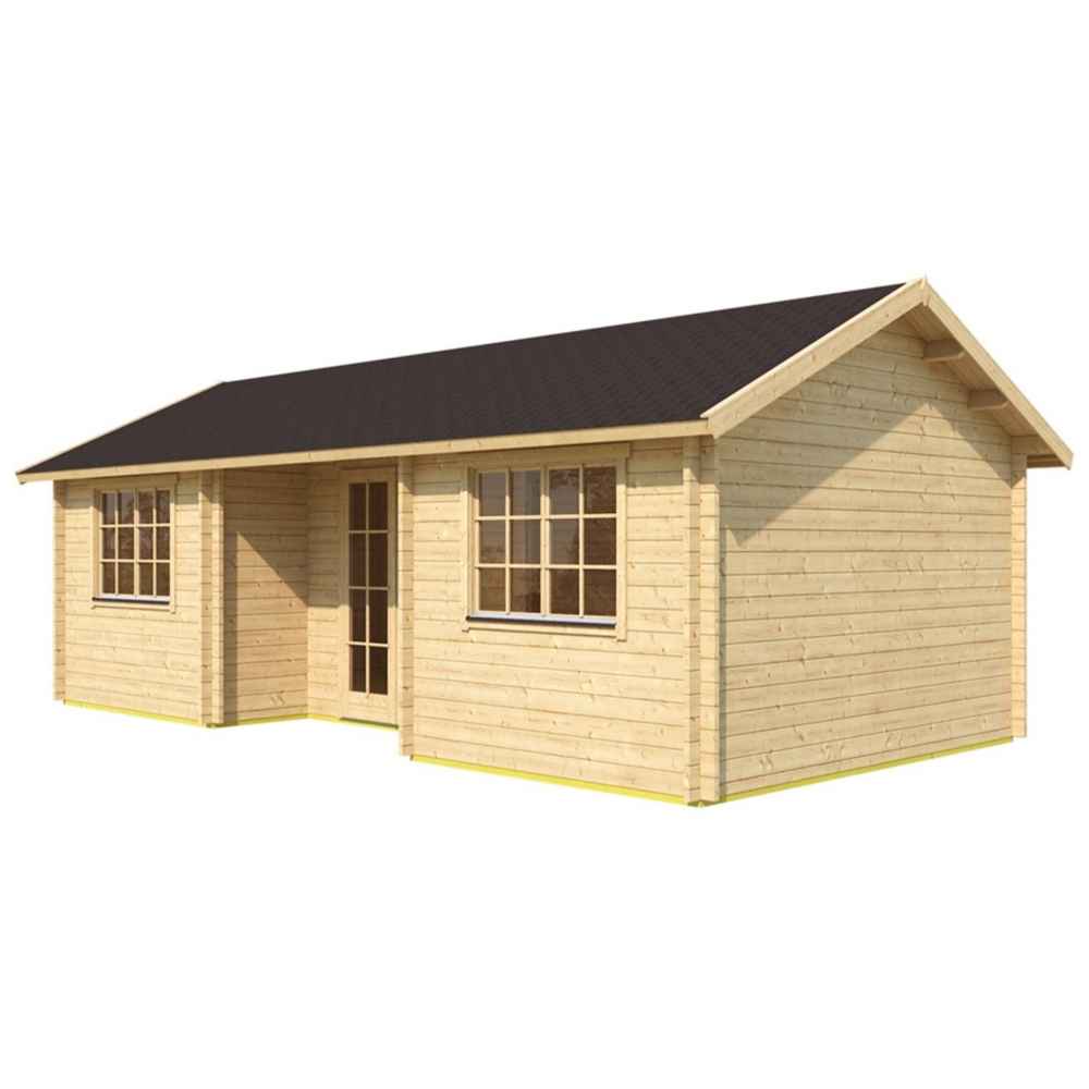 GardenHouse24 USA Wallis 44 Garden Room is displayed from a slight front angle
