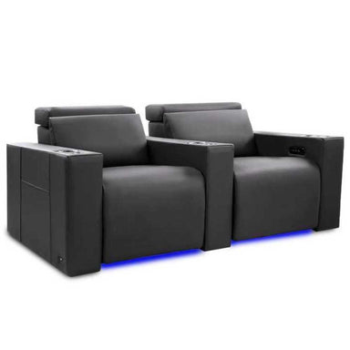 Graphite Valencia Barcelona Ultimate Edition Home Theater Seating Row of 2 Width 69 Height 35.5 Depth 41