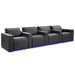 Graphite Valencia Barcelona Ultimate Edition Home Theater Seating Row of 4 Width 131 Height 35.5 Depth 41