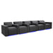 Graphite Valencia Barcelona Ultimate Edition Home Theater Seating Row of 5 Width 162 Height 35.5 Depth 41