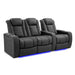 Graphite Valencia Tuscany Ultimate Edition Home Theater Seating Row of 3 Loveseat Right Width 92.25 Height 43.5 Depth 40