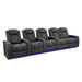 Graphite Valencia Tuscany Ultimate Edition Home Theater Seating Row of 5 Width 160.5 Height 43.5 Depth 40