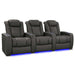 Graphite Valencia Tuscany XL Luxury Edition Home Theater Seating Row of 3 Width 103.5 Height 46 Depth 39.5