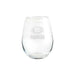 Green Bay Packers Crate & Barrel NFL Aspen 11.75oz Stemless Wine Glass, Set of 4 featuring an etched oval “G” logo and Packers wordmark on clear glass