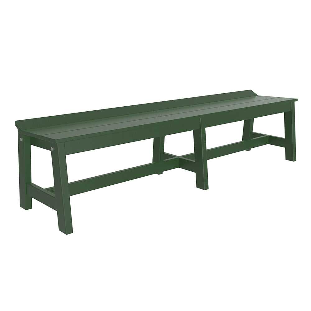 Green LuxCraft Cafe Dining Bench 72