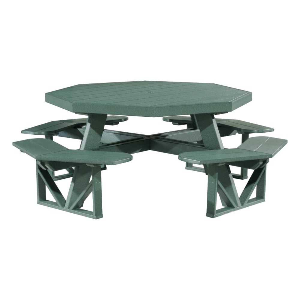 LuxCraft Octagon Picnic Table-Freedom Room