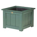 Green LuxCraft Poly Lumber Square Planter in 24in and 15in