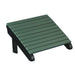 Green and Black LuxCraft Deluxe Adirondack Footrest