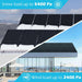 Home power, camping, marine, streetlights, parking lots, and solar farms are shown as ideal uses for Sun Gold Power 370W Mono Black PERC Solar Panel