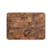 Houston Texans Crate & Barrel NFL Rectangular End Grain Cutting Board featuring a warm end-grain wood surface and engraved bull-head logo