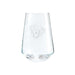 Houston Texans Crate & Barrel NFL Tour 19oz Stemless Wine Glass, Set of 4 featuring the Texans bull-head logo etched on clear glass