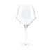 Indianapolis Colts Crate & Barrel NFL Tour 24oz Red Wine Glass, Set of 4 featuring the Colts horseshoe logo etched on a clear stemmed wine glass
