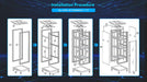 Installation guide for assembling Sun Gold Power Enclosed Battery Cabinet 6 Slot with Bus Bar step by step
