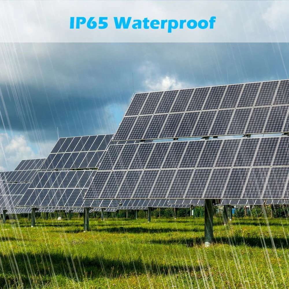 Installed outdoors in rainy conditions, Sun Gold Power 200W Monocrystalline Solar Panel demonstrates its IP65 waterproof protection