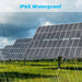 Installed outdoors in rainy conditions, Sun Gold Power 200W Monocrystalline Solar Panel demonstrates its IP65 waterproof protection
