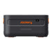 Jackery Battery Pack 2000 Plus expansion battery shown on a white background with an LED battery display is designed to increase the storage capacity of compatible Jackery power stations