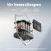 Jackery Explorer 1500 Ultra Portable Power Station shown with a transparent cutaway view revealing its LiFePO4 battery cells, long lifespan, and internal construction