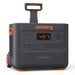 Jackery Explorer 2000 Plus Portable Power Station features a telescoping handle and wheels for easier transport