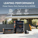 Jackery Explorer 2000 Plus Portable Power Station is shown with expansion batteries to demonstrate powering heavy-duty tools and equipment
