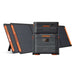 Jackery Explorer 2000 Plus Portable Power Station with one expansion battery and two foldable solar panels for increased energy storage and extended runtime