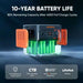 Jackery Explorer 2000 V2 Portable Power Station features a long-lasting LiFePO4 battery with a cutaway view showing its internal battery cells and safety design