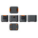 Jackery HomePower 3000 Portable Power Station is displayed from multiple angles, including front, sides, top, back, and bottom