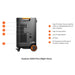 Jackery Explorer 5000 Plus Portable Power Station right-side view showing the solar inputs, AC input, and battery expansion connection