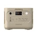 Jackery Explorer Dune White 1000 V2 Portable Power Station displayed in a front view highlighting its compact design and easy-to-access power port