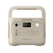 Jackery Explorer Dune White 1000 V2 Portable Power Station shown from the front with its display, outlets, USB ports, and built-in carrying handle