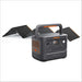 Jackery HomePower 2000 Plus v2 Power Station + 500X Solar Panel portable power station paired with a large foldable solar panel for reliable home backup and off-grid power