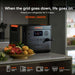 Jackery HomePower 3000 Portable Power Station powers a refrigerator in a kitchen during an outage with runtime examples for appliances