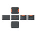 Jackery HomePower 3600 Plus Battery Pack shown from multiple angles, including front, back, top, side, and bottom views