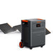 Jackery HomePower 3600 Plus + SolarSaga 500X Solar Panel features a portable power station with a large foldable solar panel