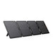 Jackery SolarSaga 100W Air Solar Panel fully unfolded with its built-in kickstand on a white background