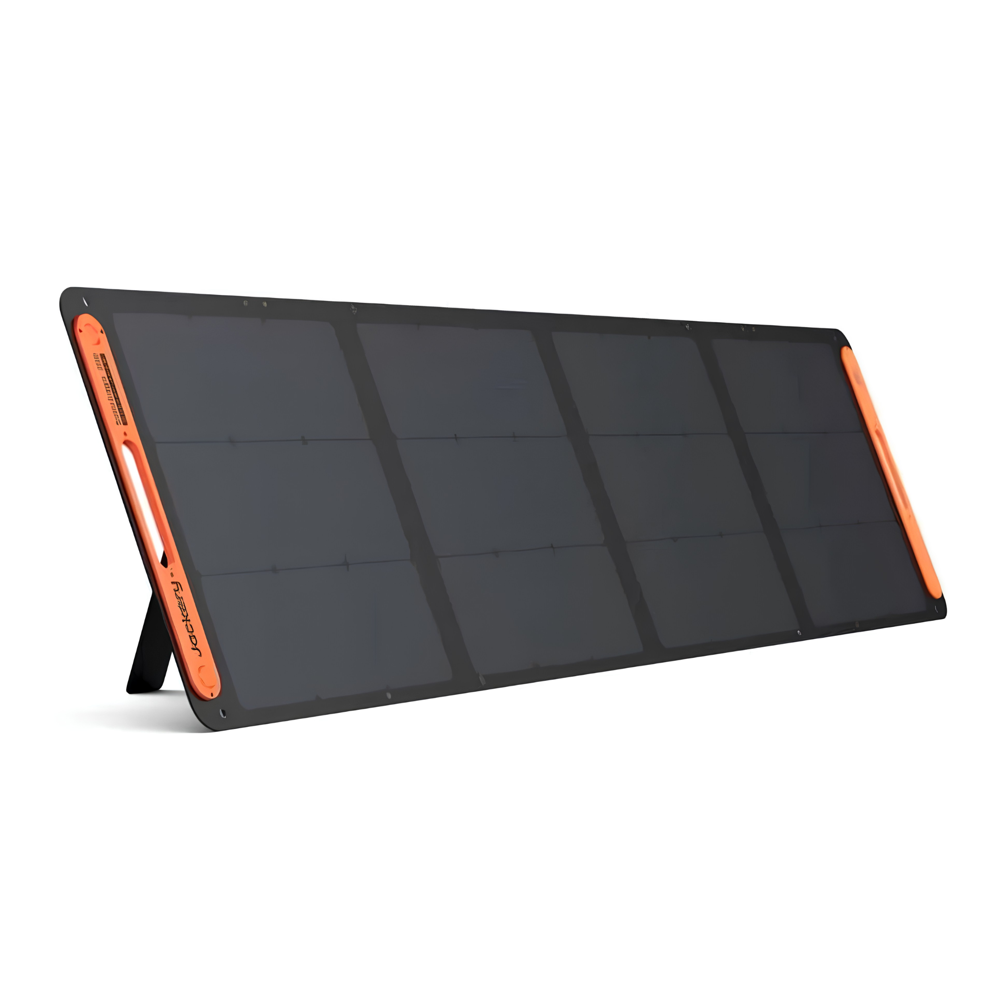 Jackery Explorer 2000 Plus Portable Power Station 200W foldable solar panel opened on its built-in stand, ready to capture sunlight for portable power