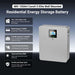 Key features of Sun Gold Power CoreX 5 Elite Wall-Mounted 48V 100Ah Residential Energy Storage Battery Pack, including 5.12kWh capacity, smart BMS, and expandable design