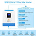 Key specifications of Sun Gold Power 3000W 24V Solar Inverter Charger [PV120-450V/MPPT120- 400V] with PV input and battery support