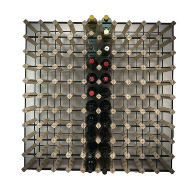 KingsBottle 110 Bottle Timber Wine Rack | 10x10 Configuration-Freedom Room