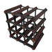 KingsBottle 12 Bottle Timber Wine Rack | 3x3 Configuration-Freedom Room