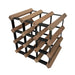 KingsBottle 12 Bottle Timber Wine Rack | 3x3 Configuration-Freedom Room