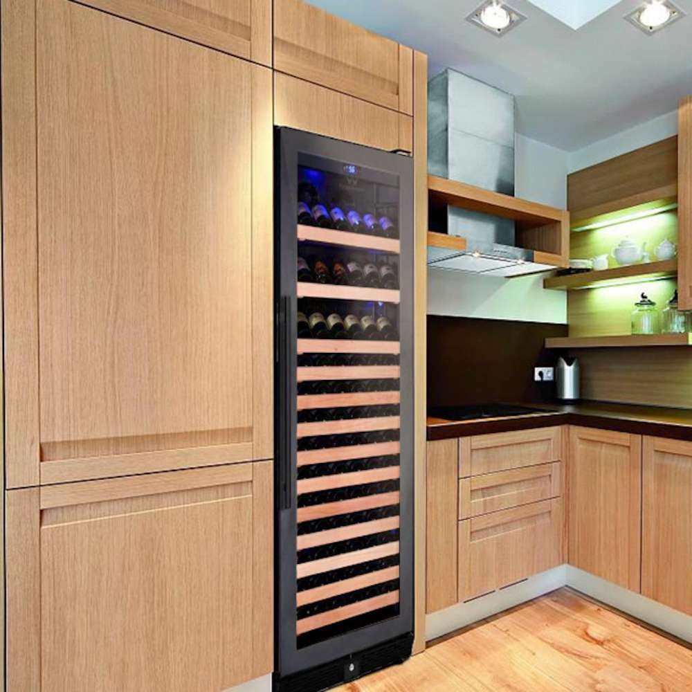 KingsBottle 166 Bottle Large Wine Cooler Refrigerator Drinks Cabinet-Freedom Room