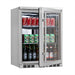 KingsBottle 24 Inch Undercounter Beverage Cooler with Heated Glass Door-Freedom Room