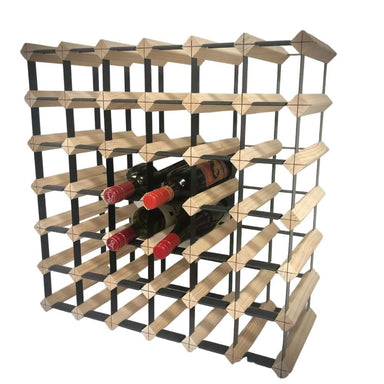 KingsBottle 42 Bottle Timber Wine Rack | 6x6 Configuration-Freedom Room