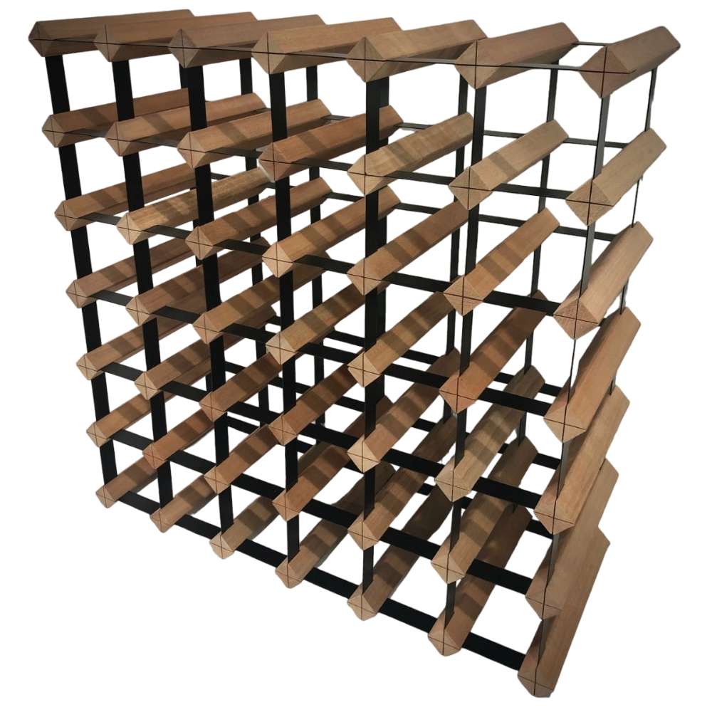 KingsBottle 42 Bottle Timber Wine Rack | 6x6 Configuration-Freedom Room